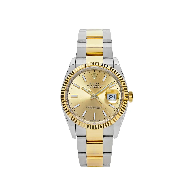 Iconic Rolex Watch Styles –Rolex Datejust 126233 Two-Toned Yellow Gold Stainless Steel Champagne Dial (2023)