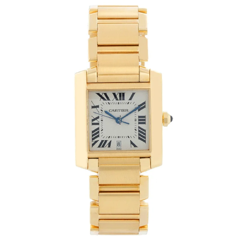 Shop Cartier Watches with Legendary Craftsmanship –Cartier Tank Francaise 1840 Yellow Gold Watch