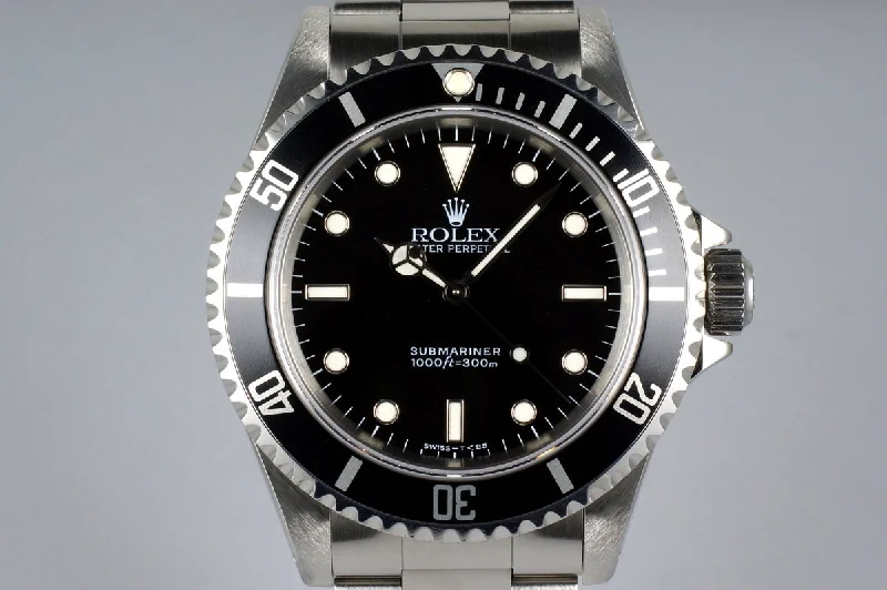 Buy Rolex Watches with Confidence –1994 Rolex Submariner 14060 with Box and Papers