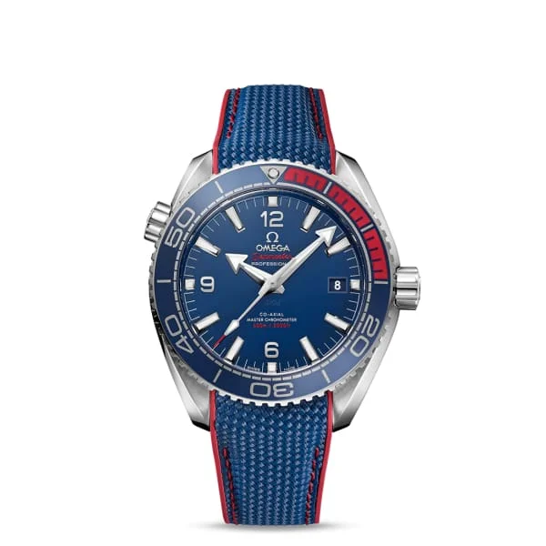 Omega Watches: Swiss Excellence for the Discerning –Omega Seamaster 44mm Watch - Ref: 522.32.44.21.03.001 - Blue Index Dial, Blue Rubber Strap