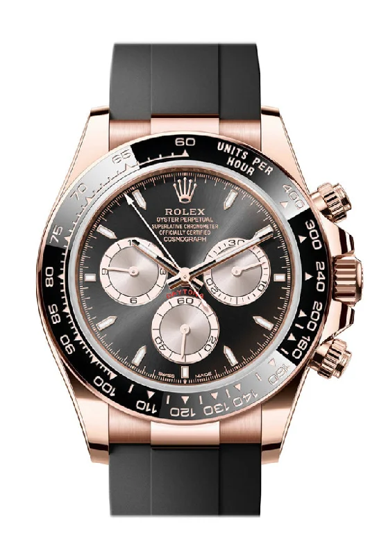 Iconic Rolex Watches for Every Wrist –Rolex Daytona 40 Brigh Black and Sundust Dial Rose Gold Mens Watch 126515LN