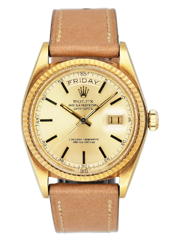 Rolex Watches: Precision Crafted for the Discerning –Rolex Day Date 1803 18K Yellow Gold Mens Watch