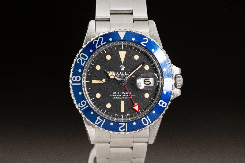 Find Rolex Watches That Fit Your Style –1977 Rolex 1675 Radial Dial "Blueberry" GMT Master