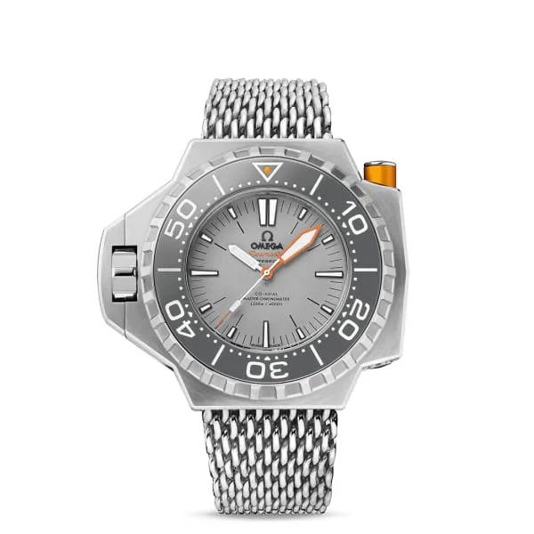 Omega Watches: Where Style Meets Performance –Omega Seamaster 55mm Watch - Ref: 227.90.55.21.99.001 - Grey Index Dial, Stainless Steel Bracelet